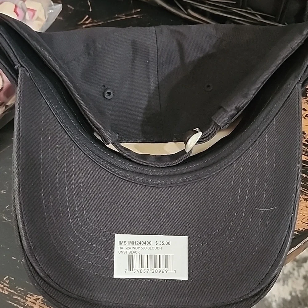 Baseball Cap 2024 Indy 500 Hat Indy Gainbridge Black Hat NEW 108th Racing